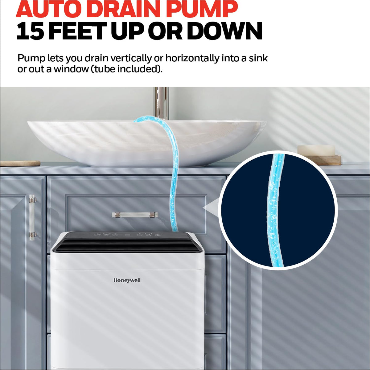 50-Pint Dehumidifier with Built-in Pump X74307