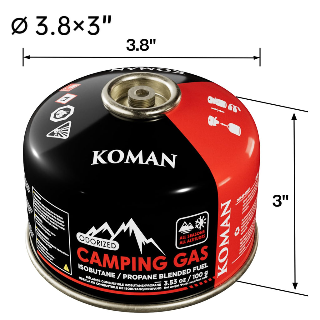 Isobutane Propane Fuel Canister 4 oz 6 Pack S177918