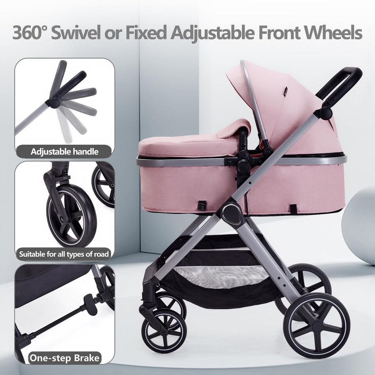2 in 1 Convertible Baby Stroller C885