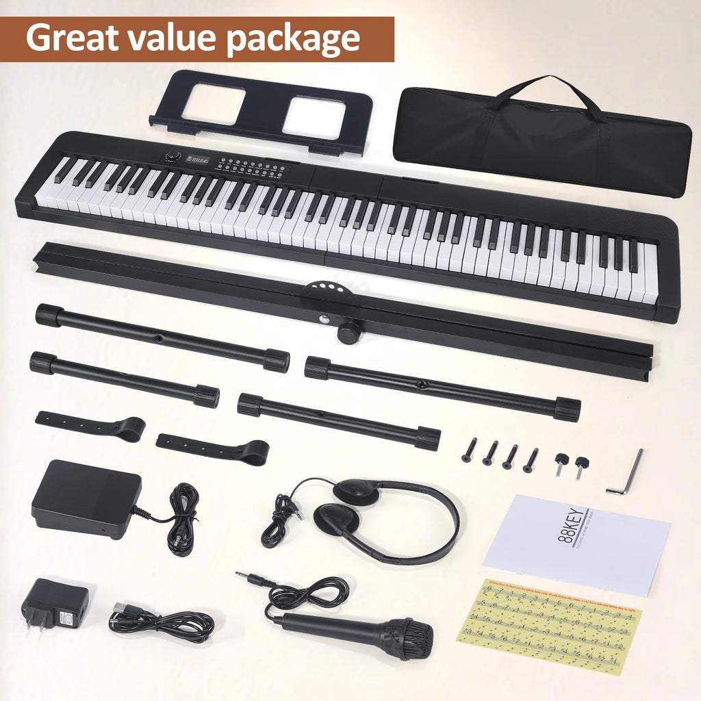 88 Key Electric Digital Piano with Semi Weighted Keys I137