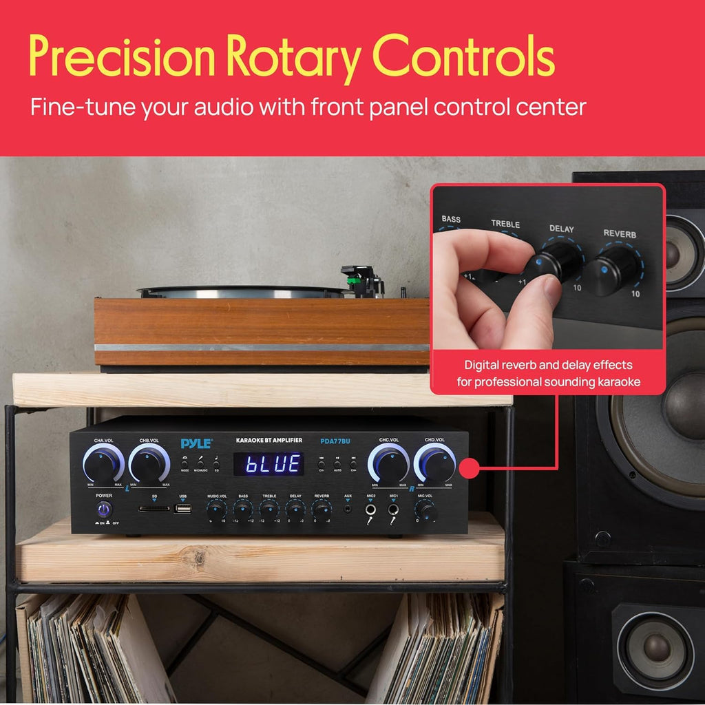 4 Channel 800 Watt Bluetooth Stereo Receiver J576532