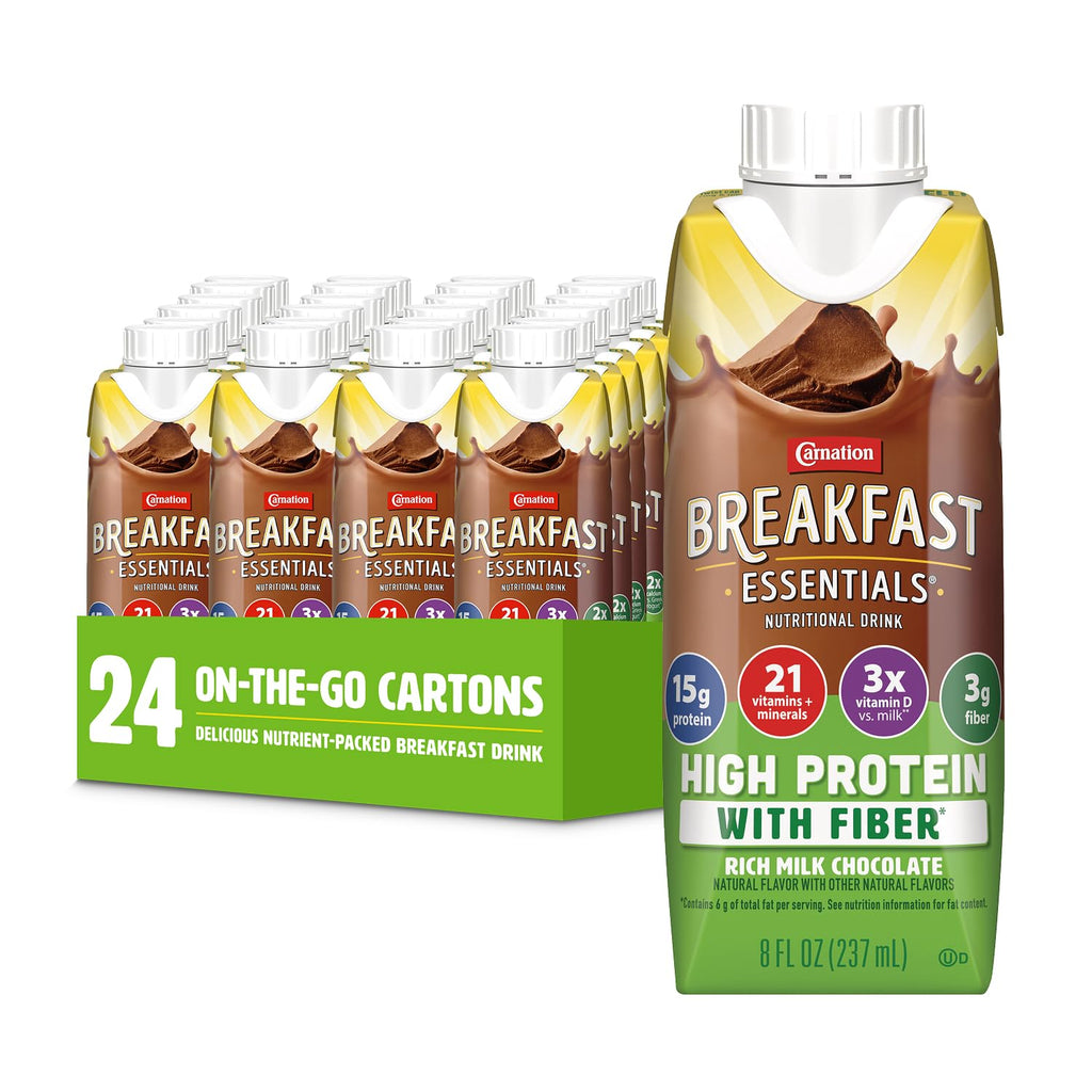 High Protein with Fiber Chocolate Breakfast Essentials 24 pk V547650