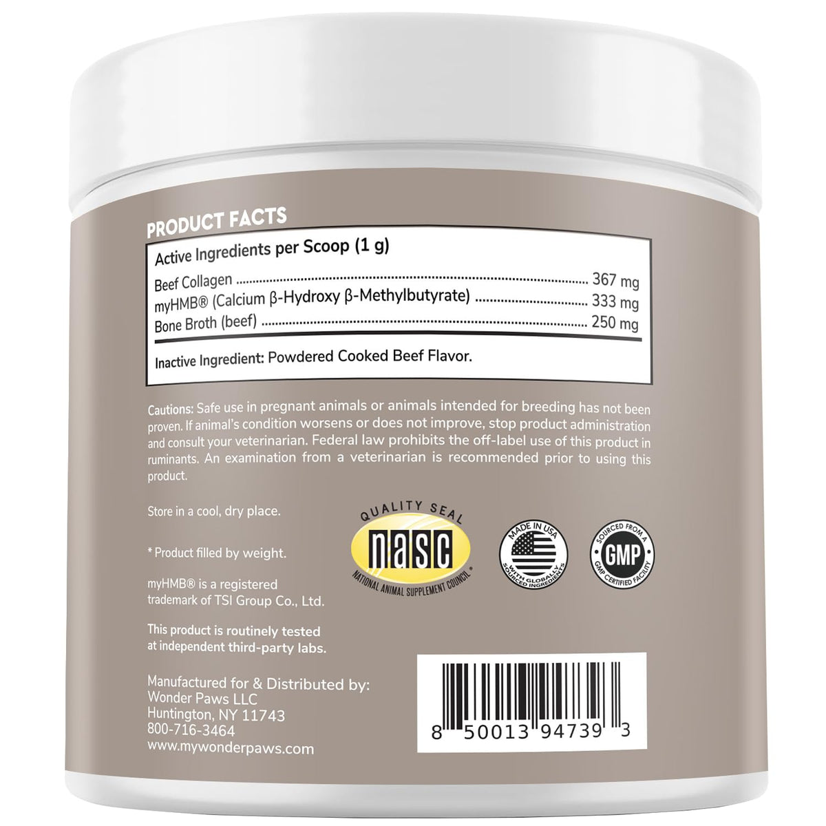 Dog Mobility & Strength Supplement 3.17 oz P72387