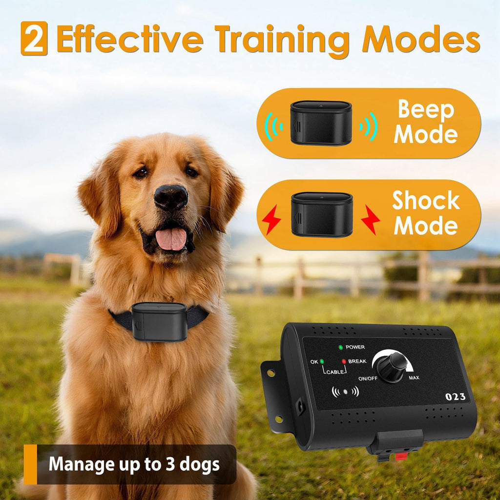 Electric Dog Fence System for 2 Dogs J801
