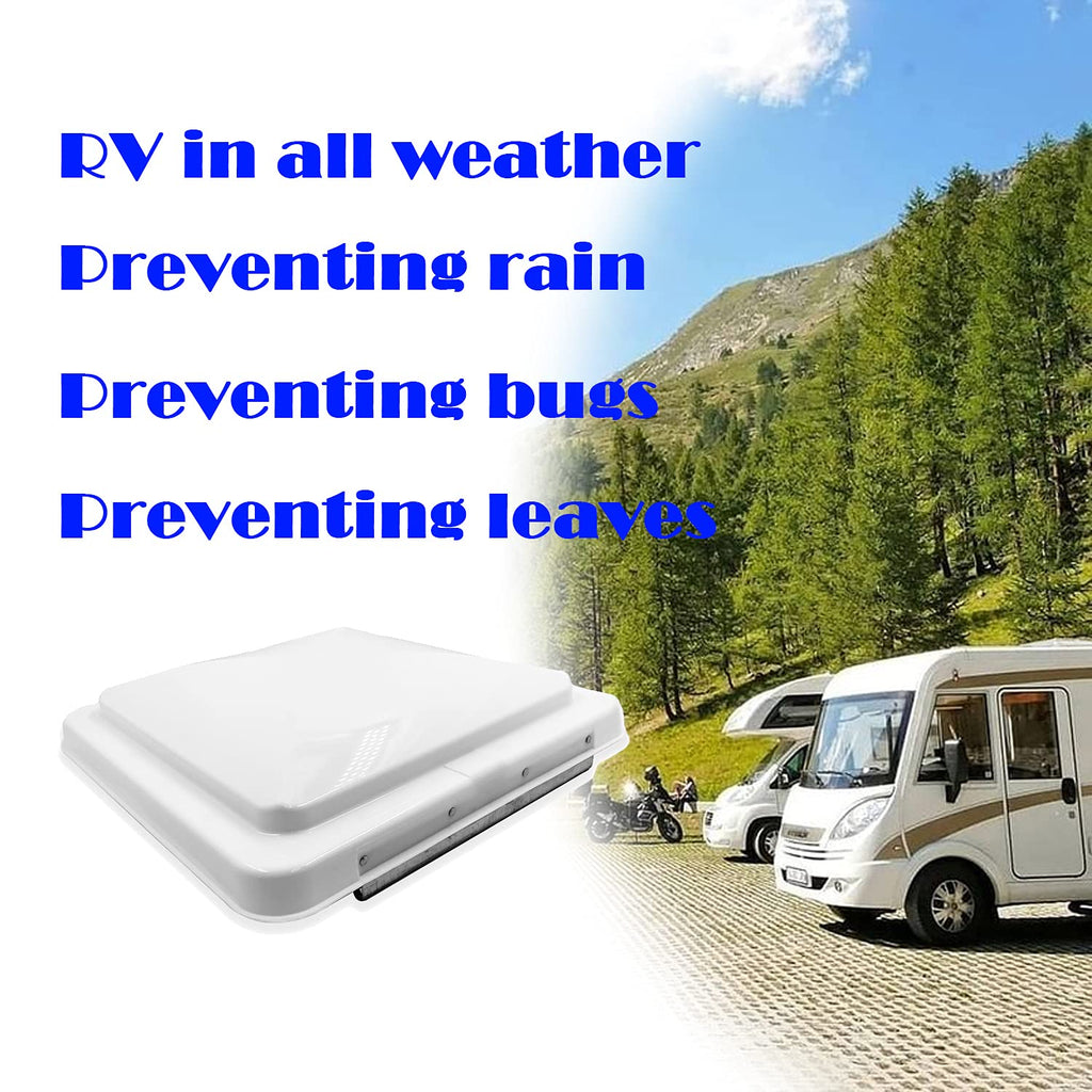 White 14" x 14" Replacement RV Roof Vent Lid Cover H895986