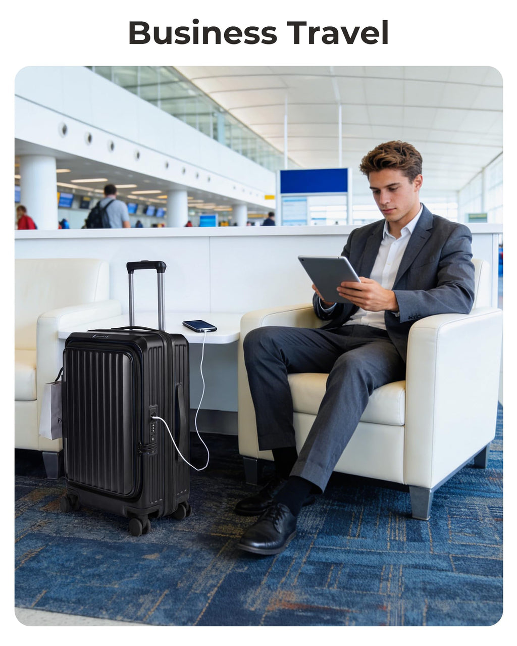 20" Expandable Carry-On Black G45494