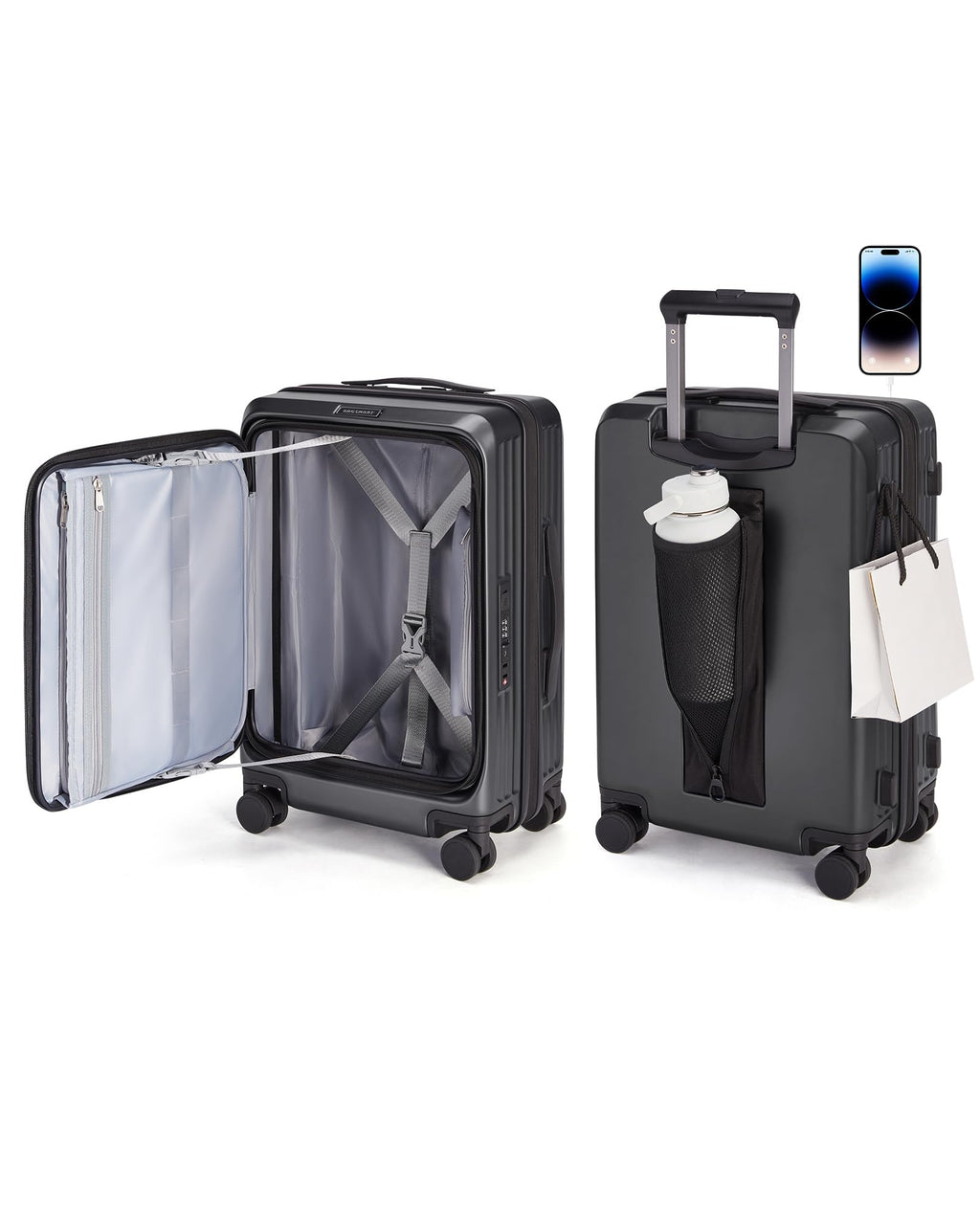 20" Expandable Carry-On Black G45494