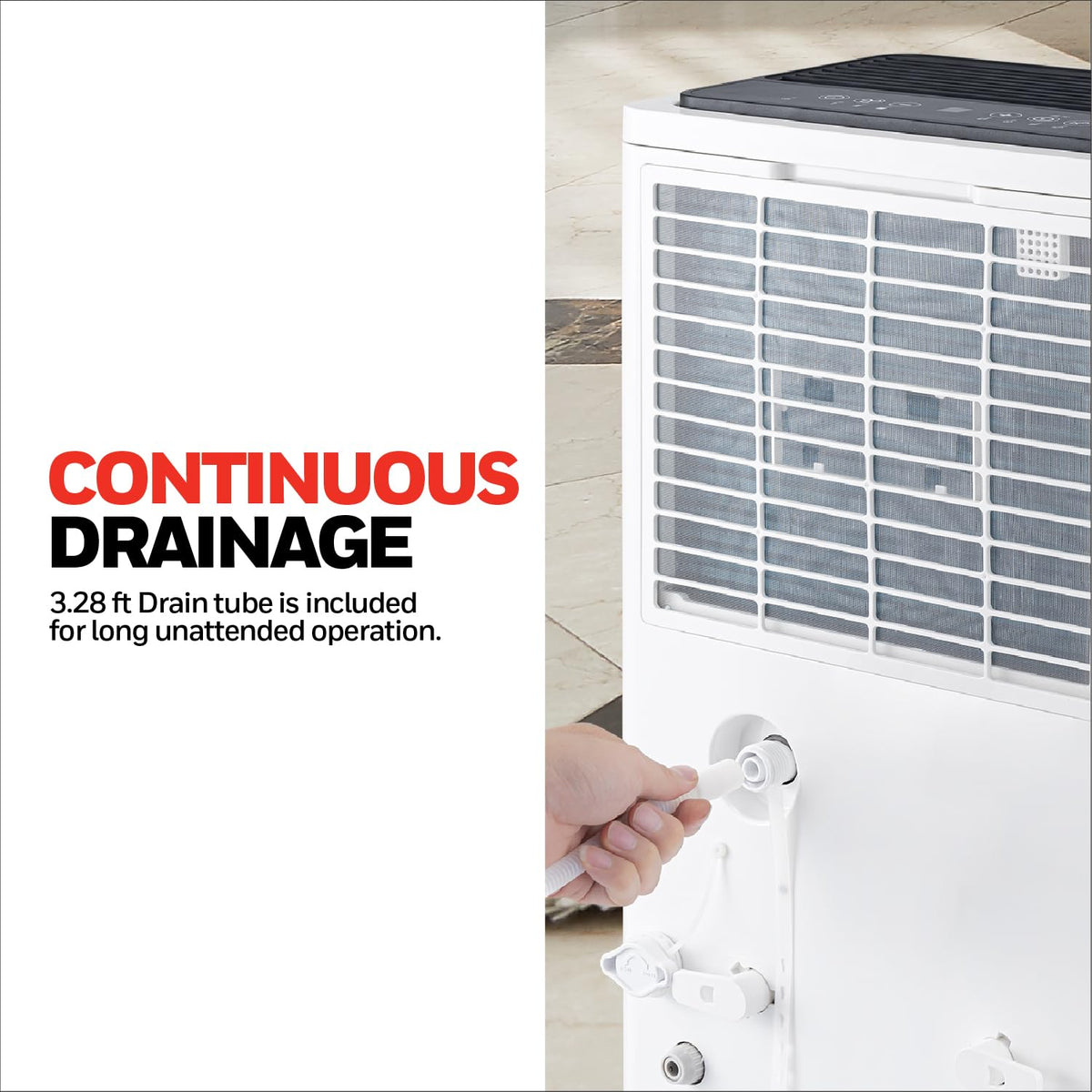 50-Pint Dehumidifier with Built-in Pump X74307