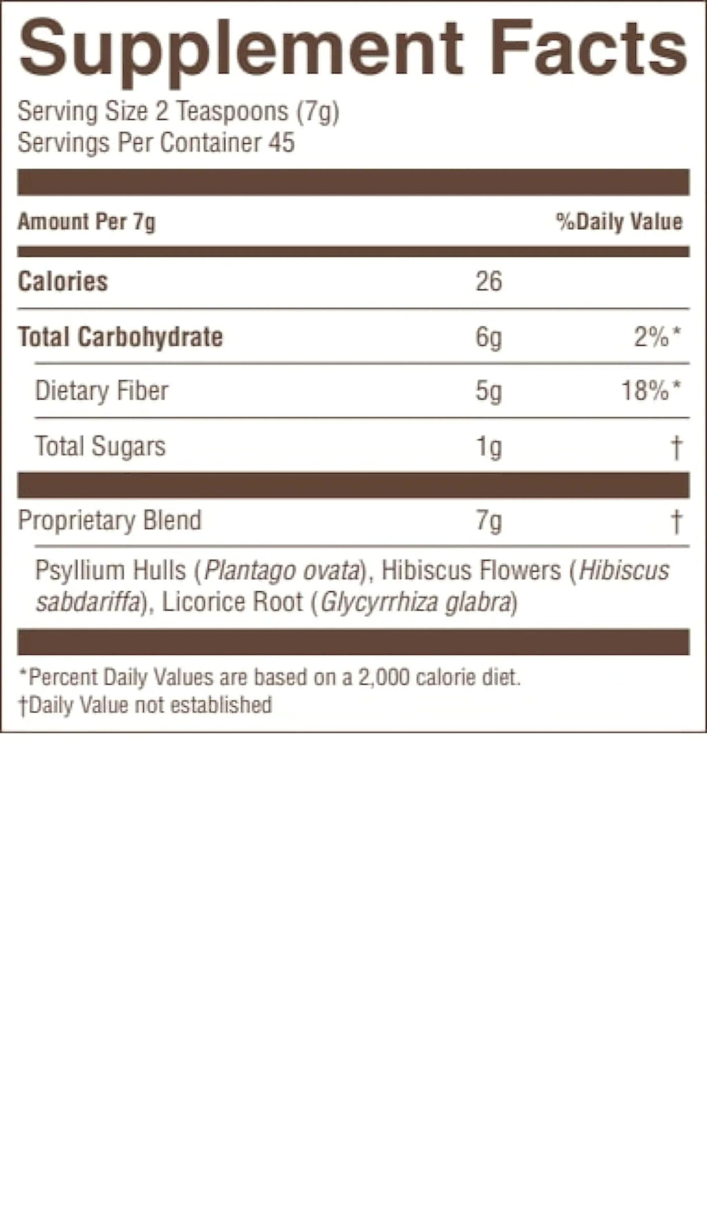 Psyllium Hulls Combination 11 Oz V1446