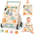 Wooden Baby Walker with Detachable Busy Board M83675