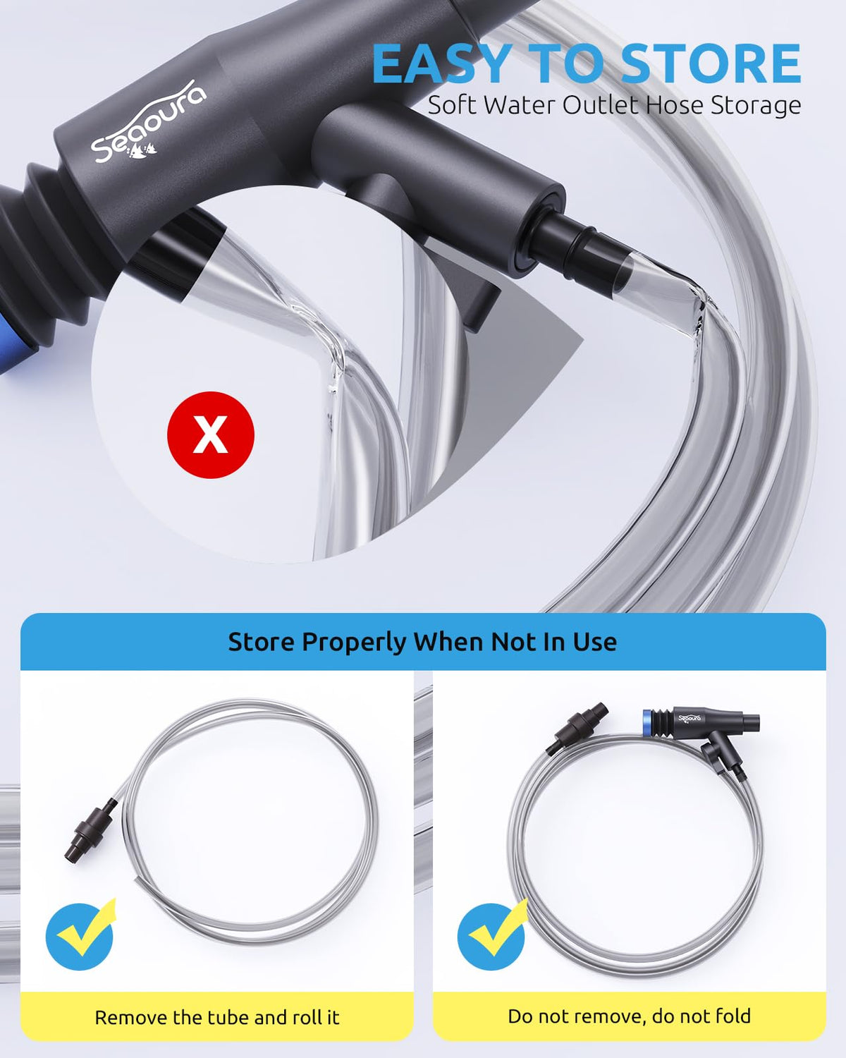 Aquarium Gravel Siphon Vacuum up to 50 Gal D702052