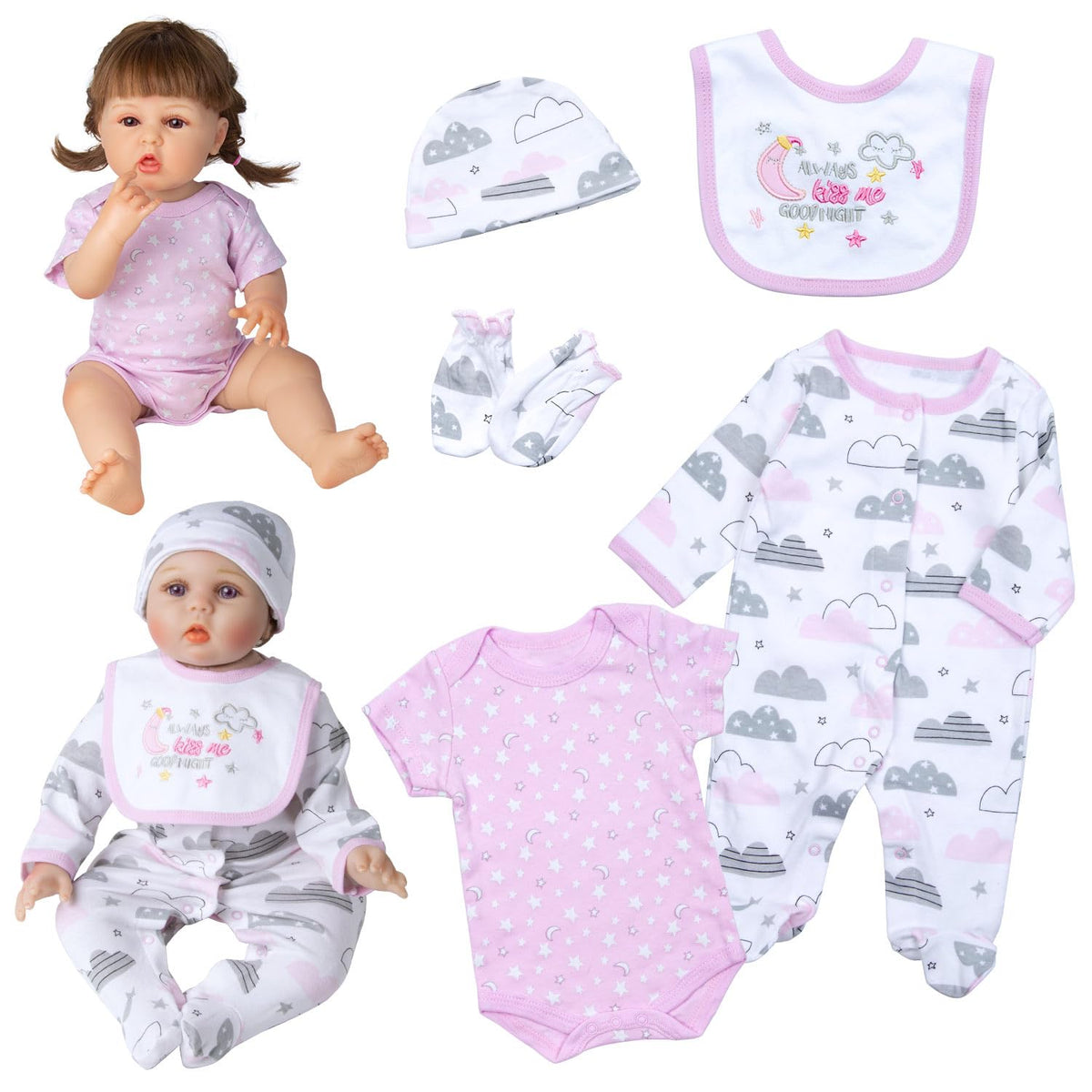 Reborn Baby Doll Clothes 20-22 Inch T687661