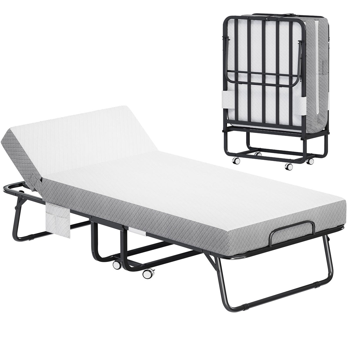 Adjustable Folding Bed with Mattress J38077