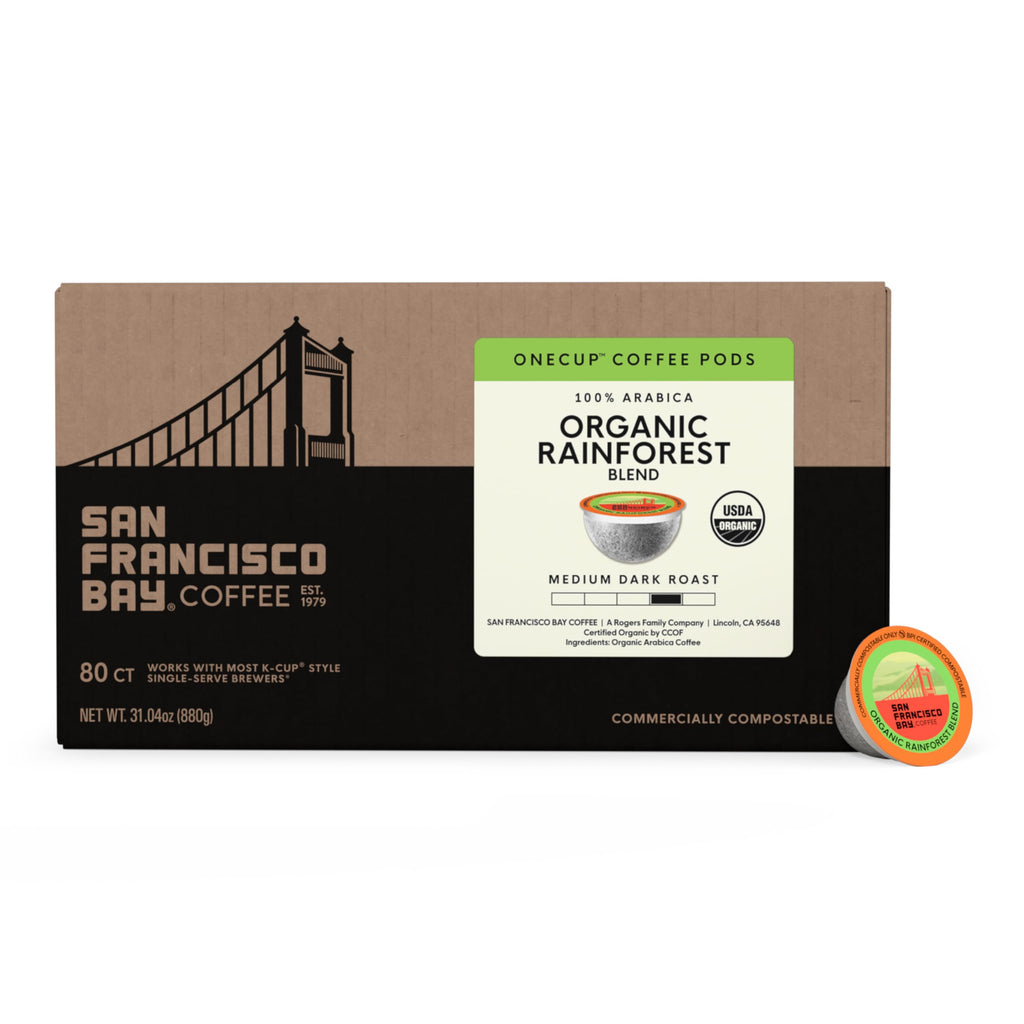 Organic Rainforest Blend K-Cup Compatible Pods, 80 ct Q751914