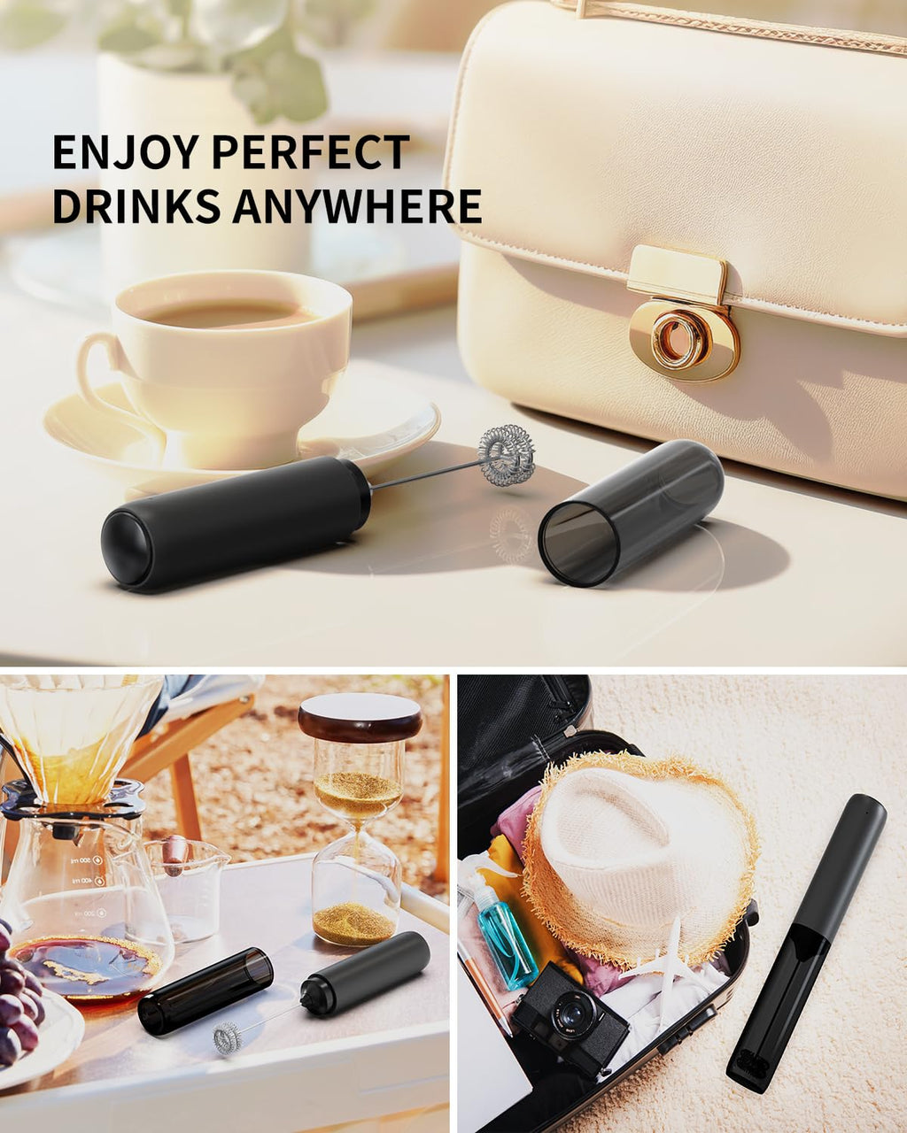 Rechargeable Handheld Milk Frother F4314
