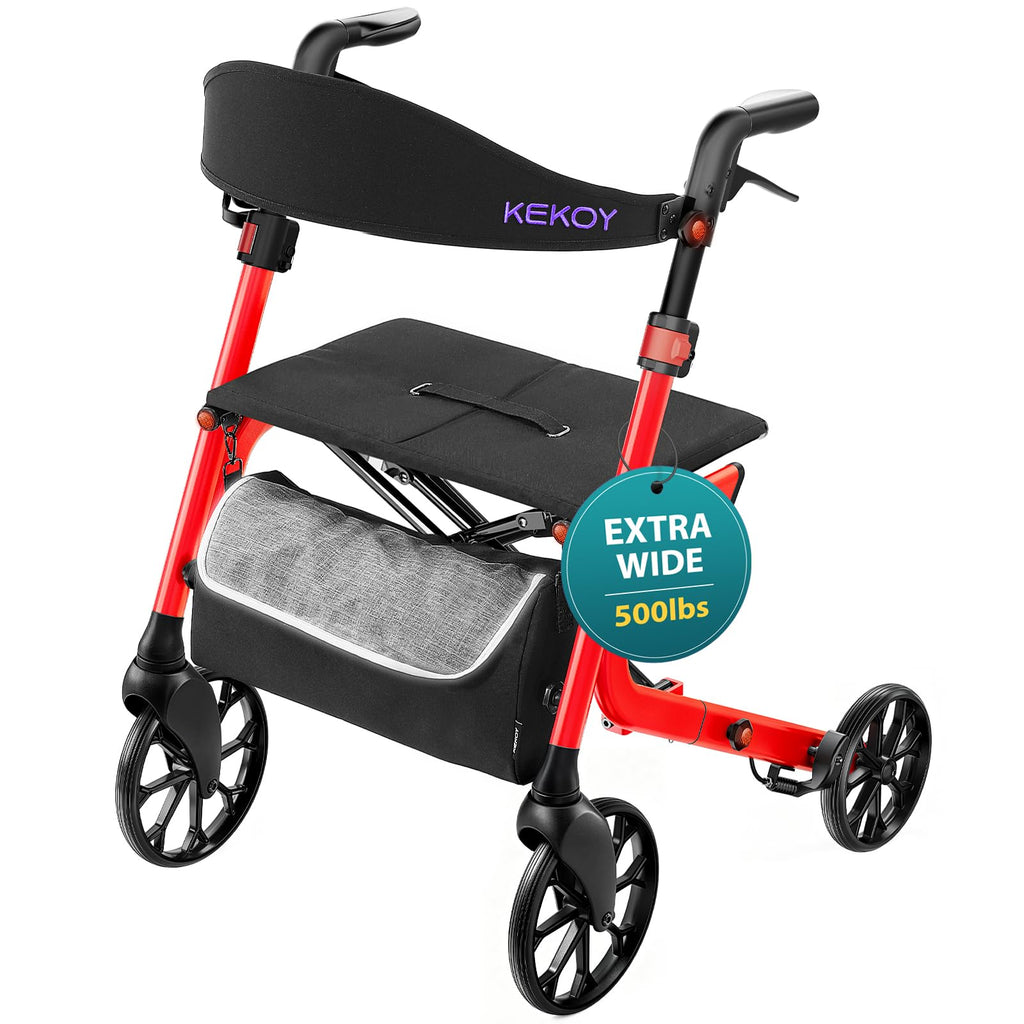 Bariatric Rollator Walker with Seat W9860