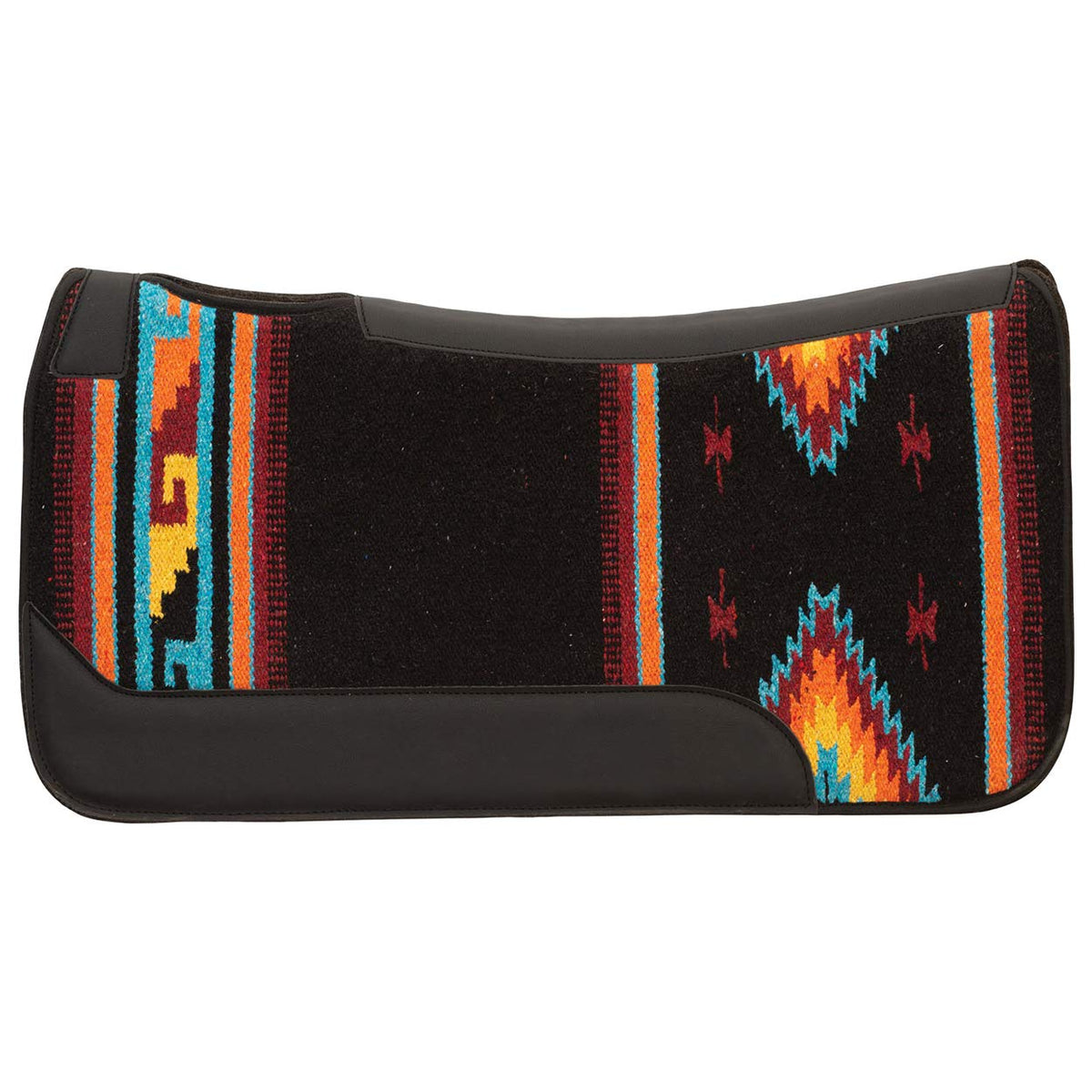 Pony Size Single Weave Wool Blend Contoured Western Saddle Pad W454715