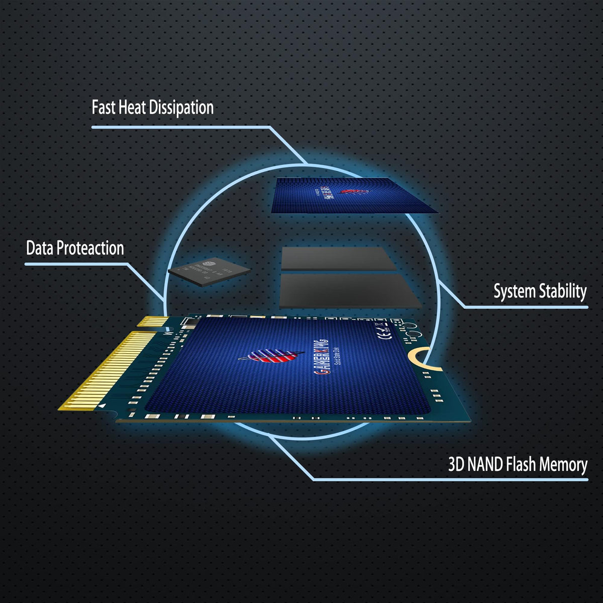 128GB M.2 2230 NVMe PCIe Gen 3.0X4 Internal SSD X4234