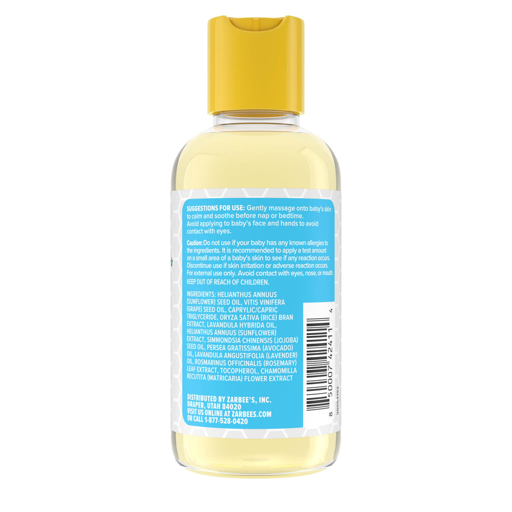 Baby Calming Massage Oil, Lavender & Chamomile, 4 fl oz K338375
