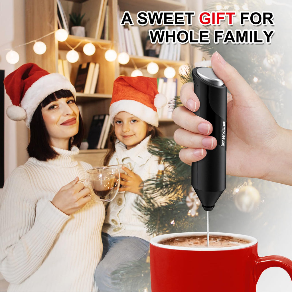 Battery Operated Black Milk Frother L2324