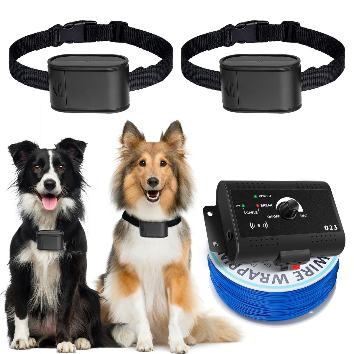 Electric Dog Fence System for 2 Dogs J801