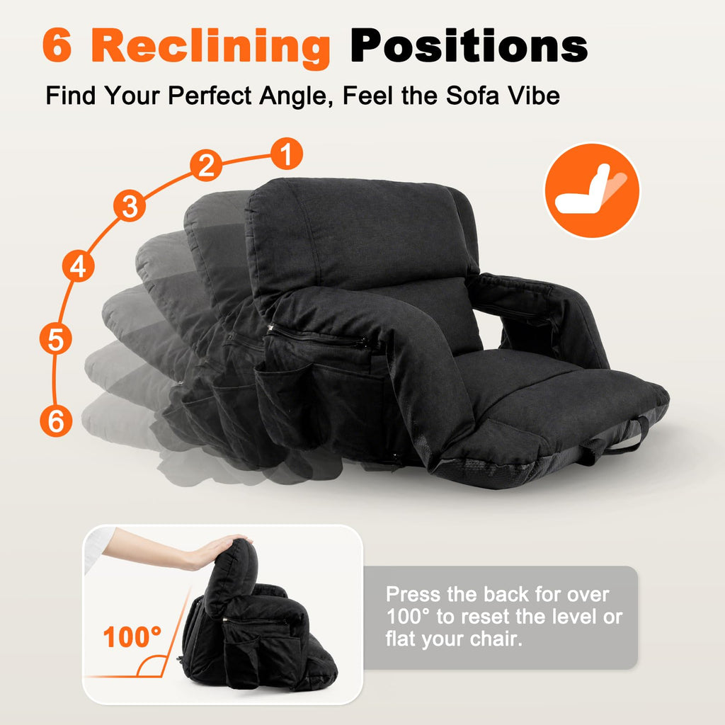 26" Extra Wide Stadium Seats with Back Support F561