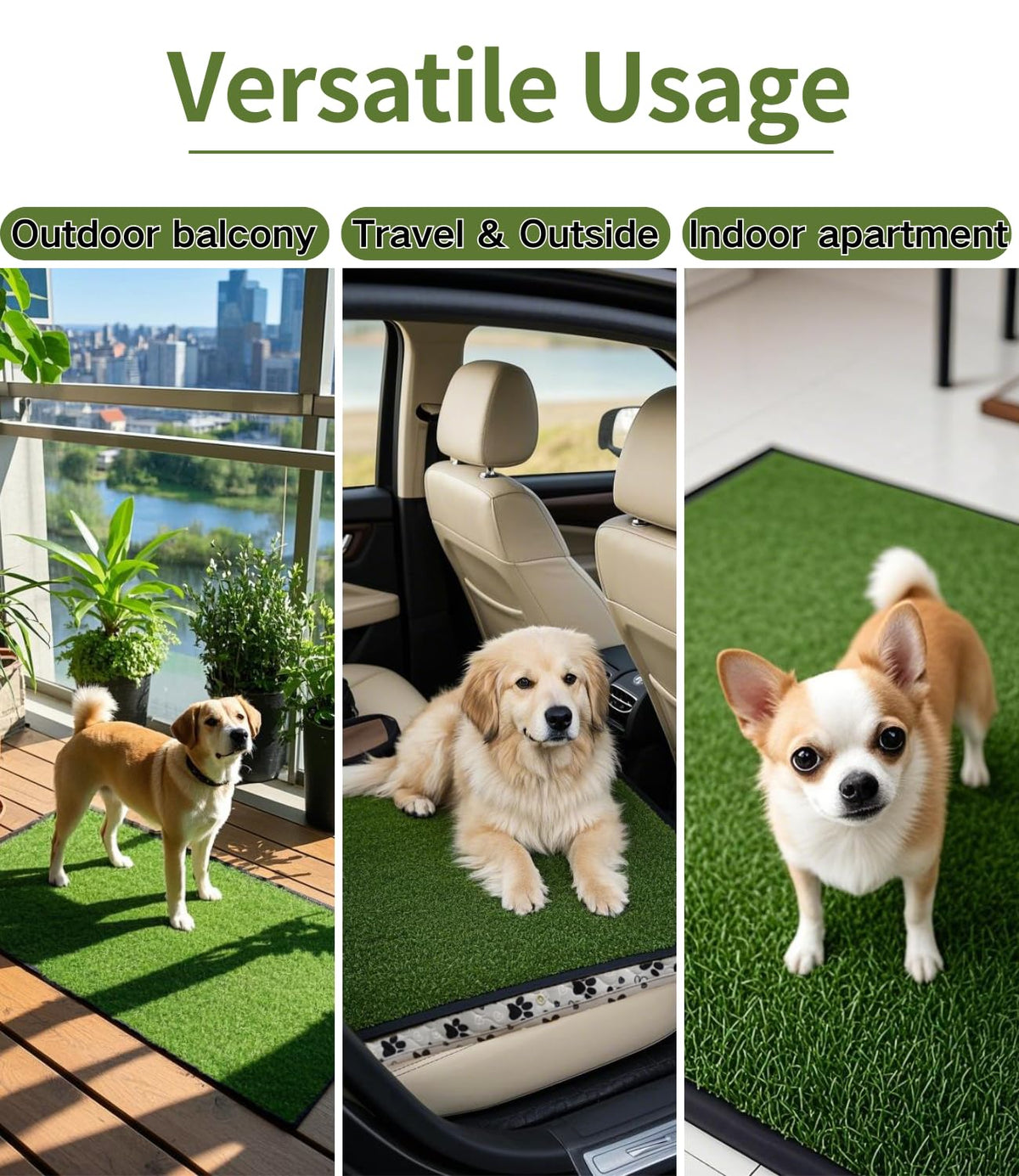 Reusable Washable Grass Pad for Dogs T680