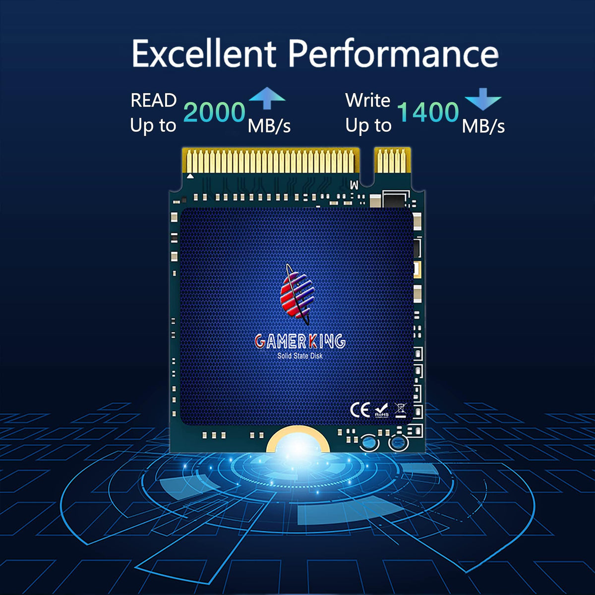 128GB M.2 2230 NVMe PCIe Gen 3.0X4 Internal SSD X4234
