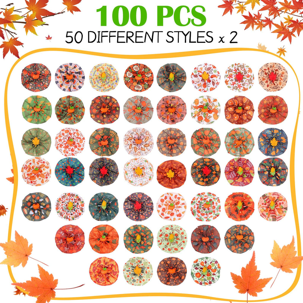 100 Pcs Dog Collar Flower Bows S387