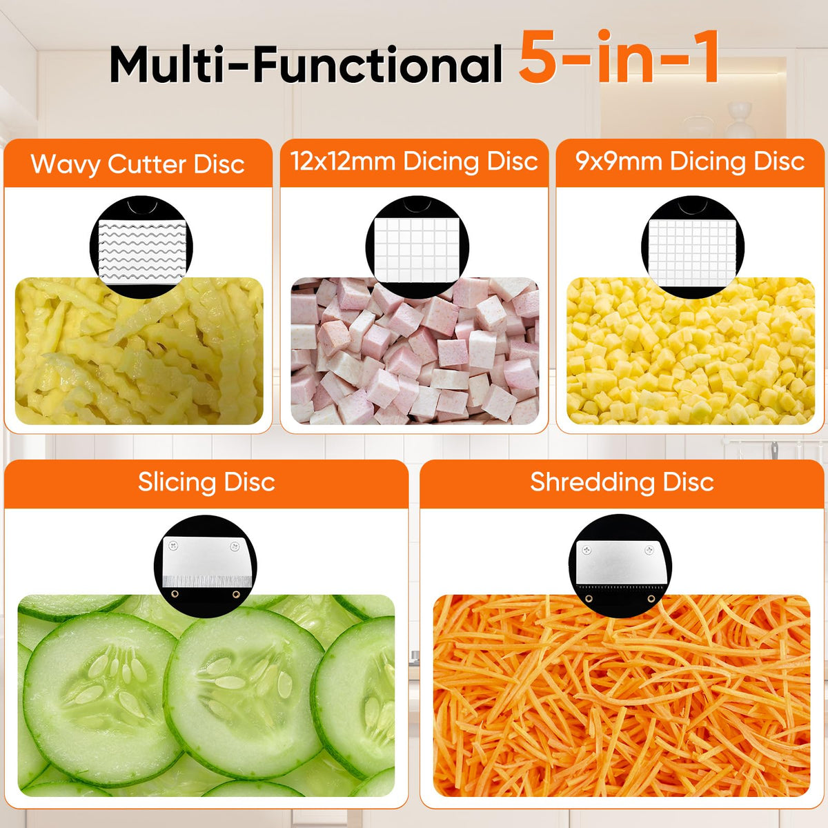 5-in-1 Electric Vegetable Chopper R400518