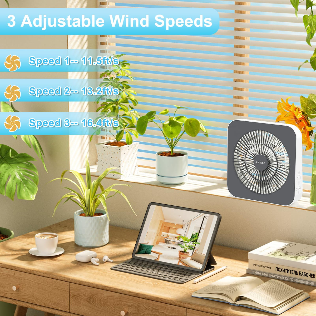 10 inch Box Fan with 3 Speeds F217