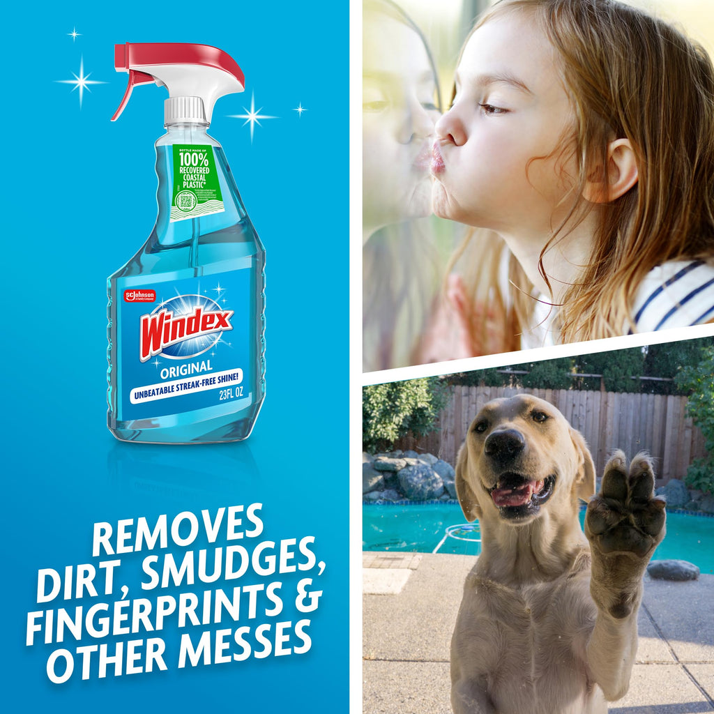 Glass & Window Cleaner Spray Bottle 23 oz D7848