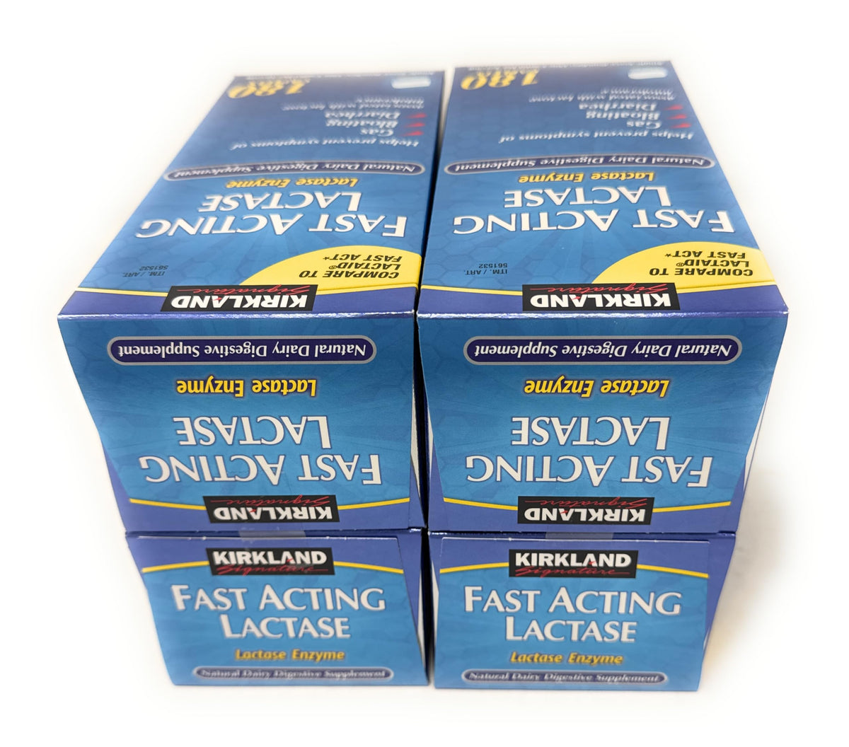 Fast Acting Lactase 720 Caplets 4 Pack L5964