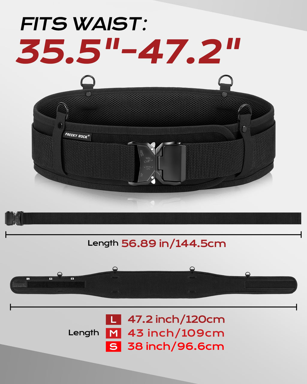 Padded Tool Belt with D Ring Q454897