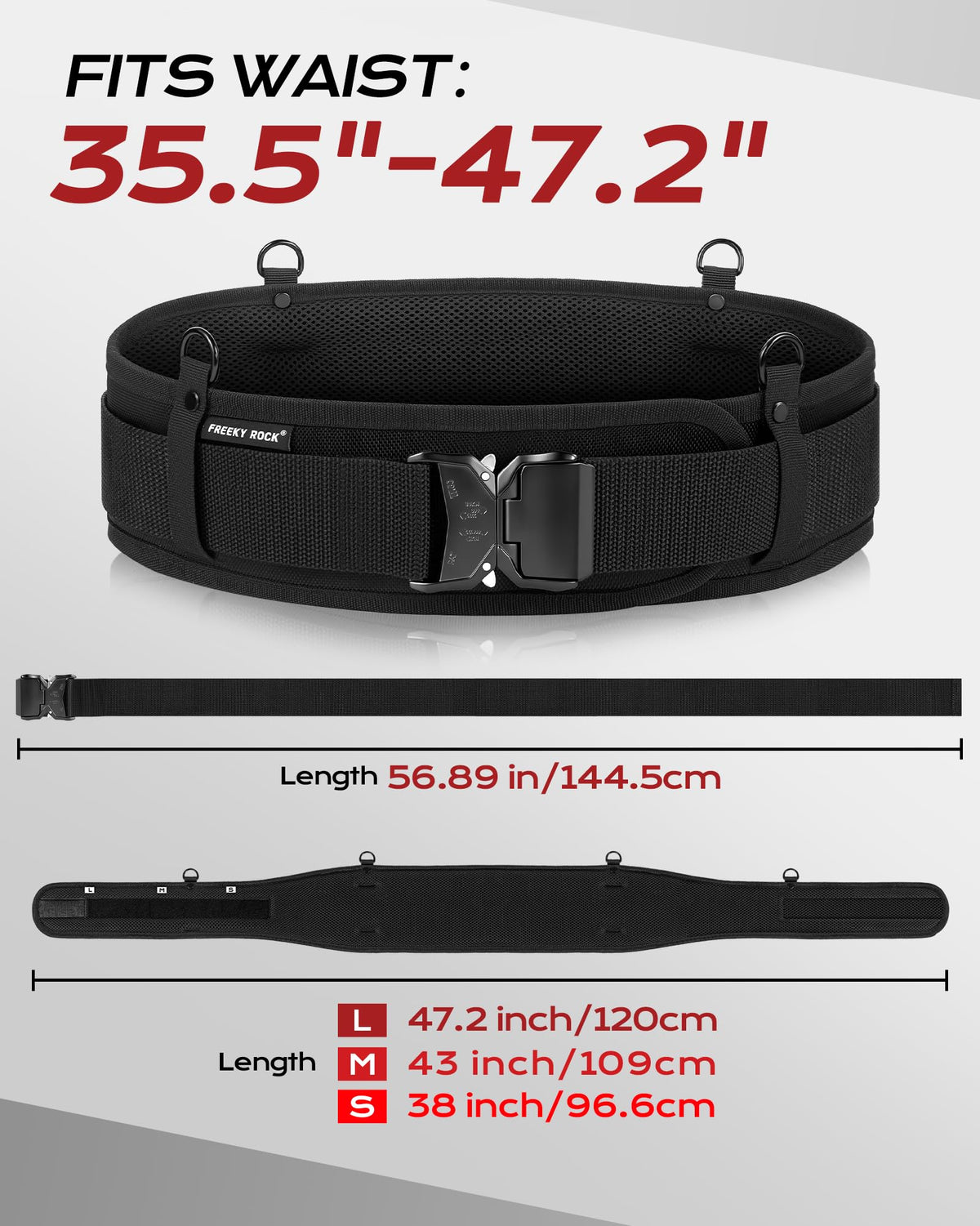 Padded Tool Belt with D Ring Q454897
