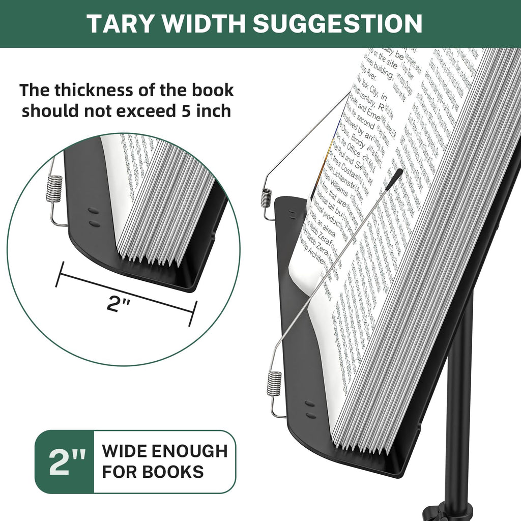 Black Metal Sheet Music Stand with Carrying Bag Z78035