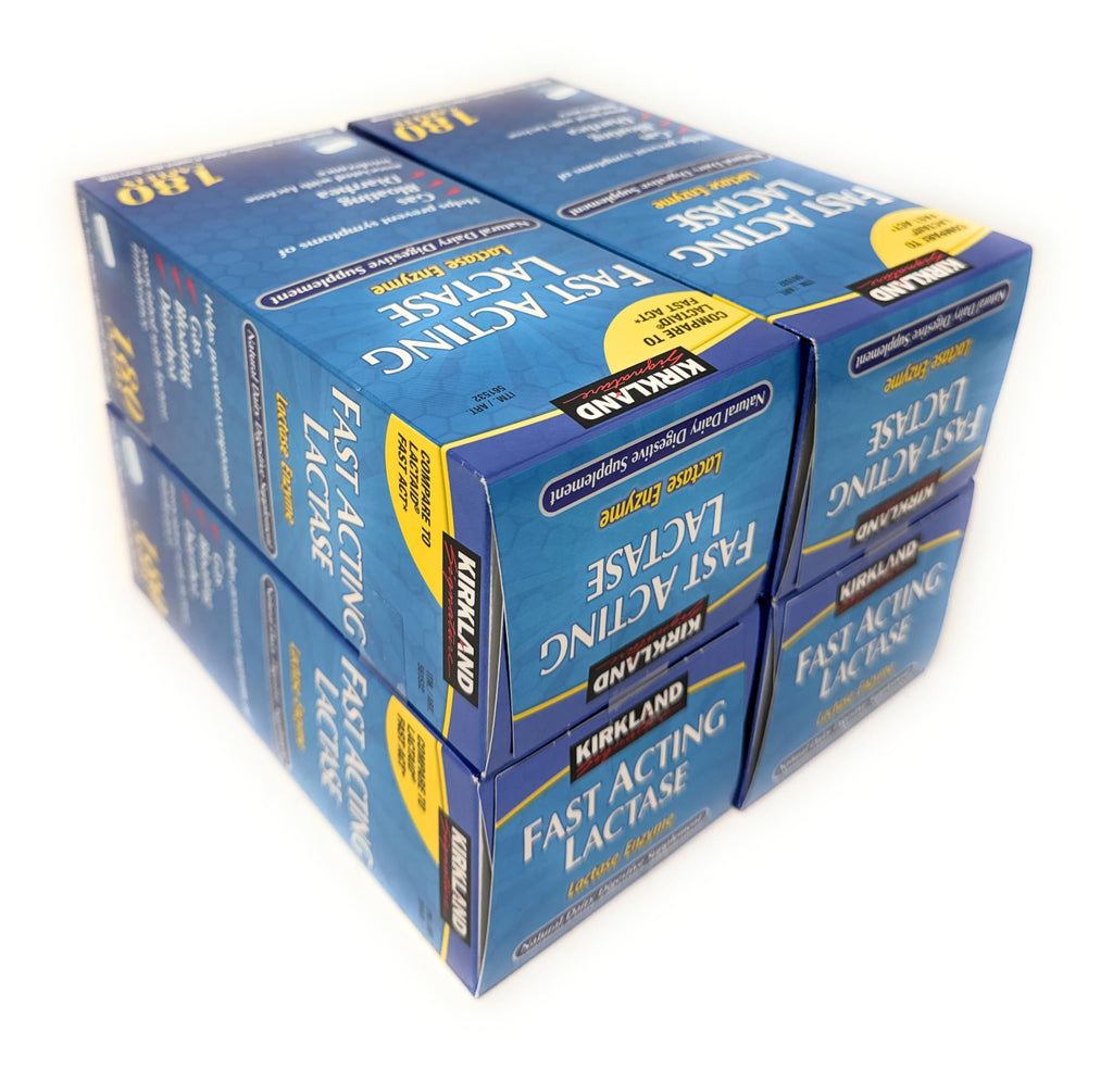 Fast Acting Lactase 720 Caplets 4 Pack L5964
