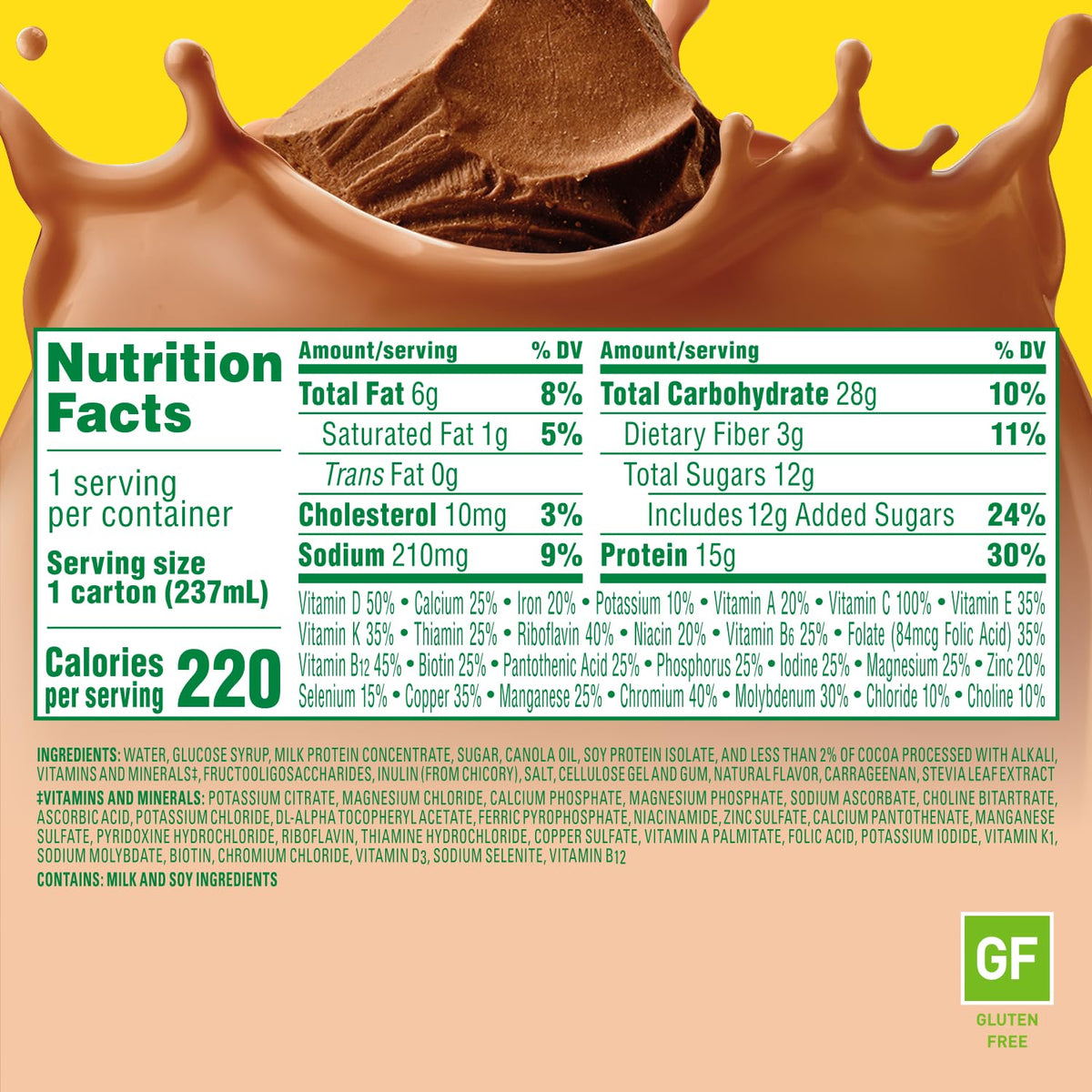 High Protein with Fiber Chocolate Breakfast Essentials 24 pk V547650