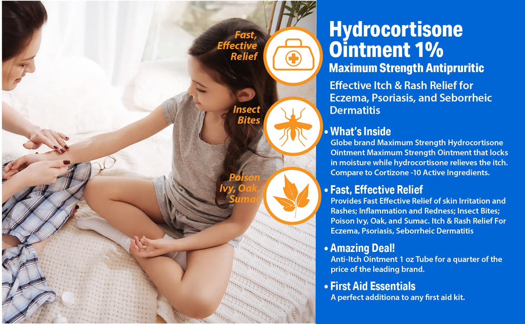 Hydrocortisone Ointment 1% 1 oz J3705