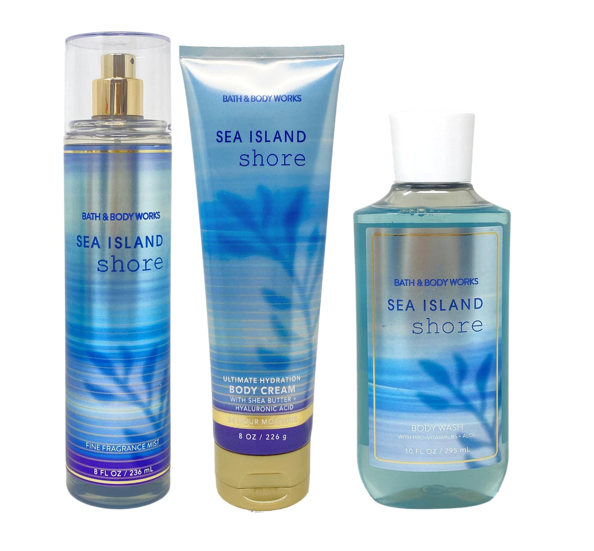 8oz Fine Fragrance Mist, 10oz Shower Gel and 8oz Body Cream 3-Piece Bath and Body Bundle V639046