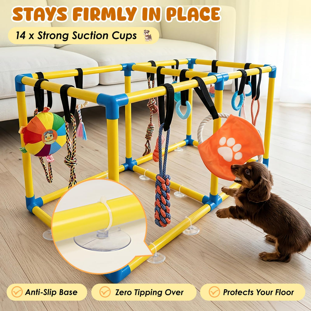 Puppy Play Gym with 14 Hanging Toys S20611