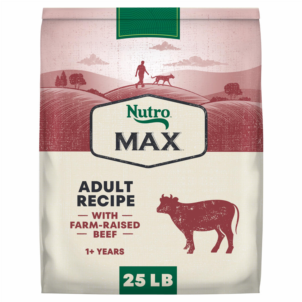 Natural Dry Dog Food Farm-Raised Beef 25 lb T995