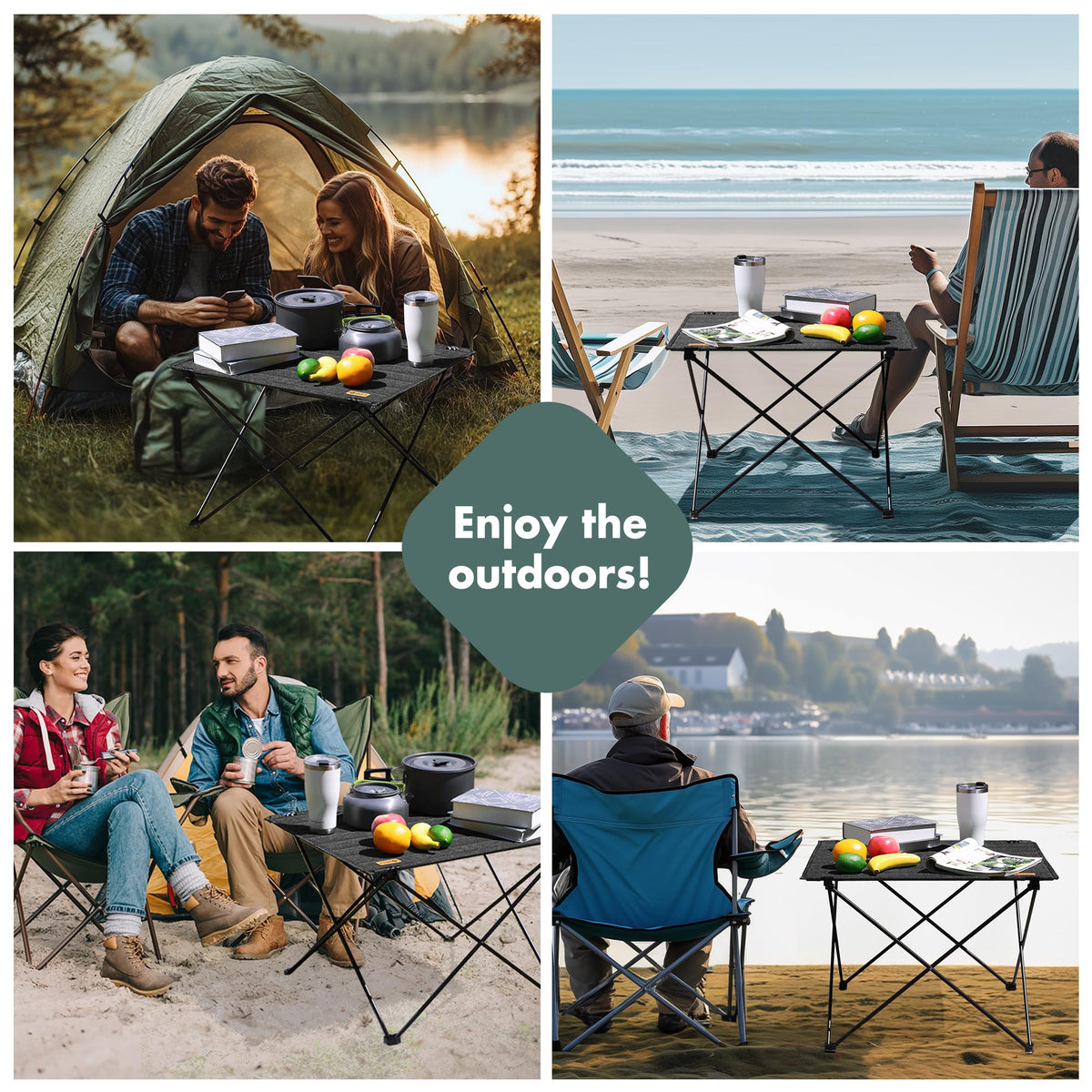 Folding Camping Table with Carry Bag Q861