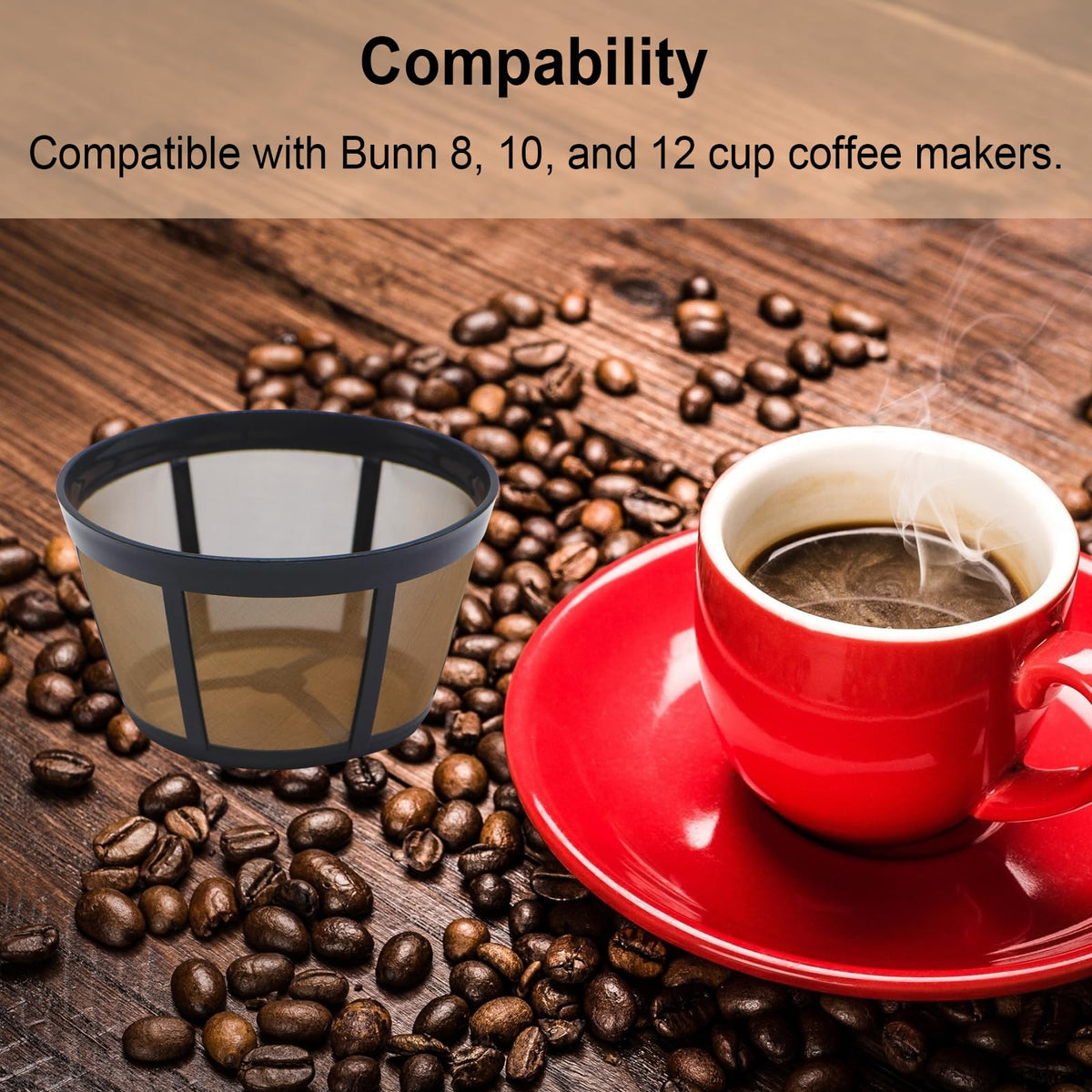 2 Pack Reusable Coffee Filter C58019