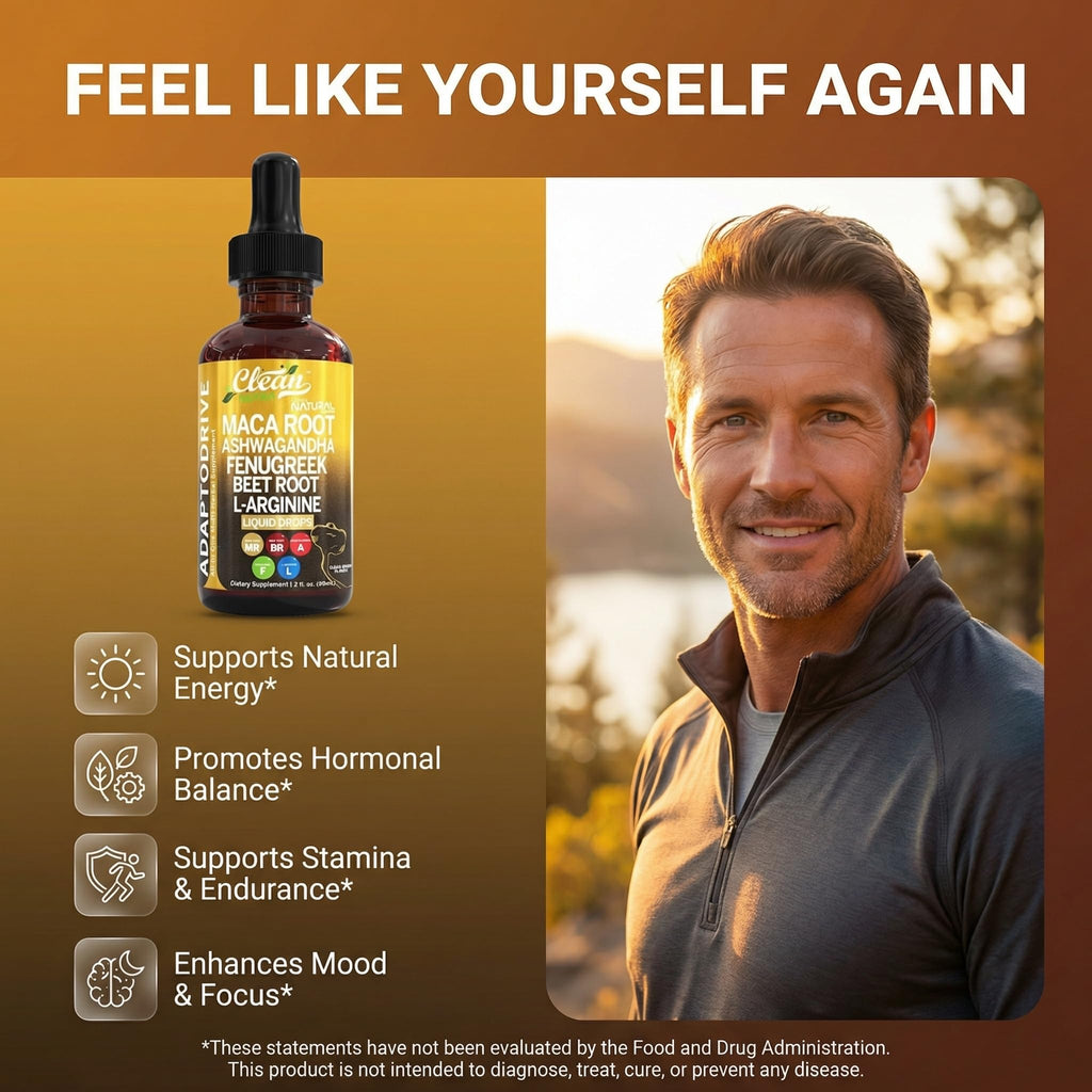 Organic Maca Root Liquid Drops with Ashwagandha and Fenugreek J983