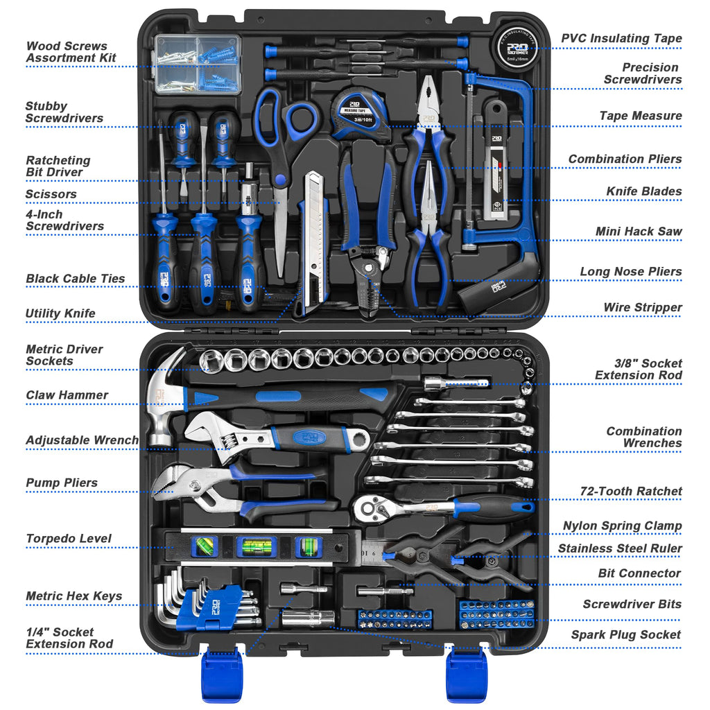 259-Piece Blue Hand Tool Set M86358