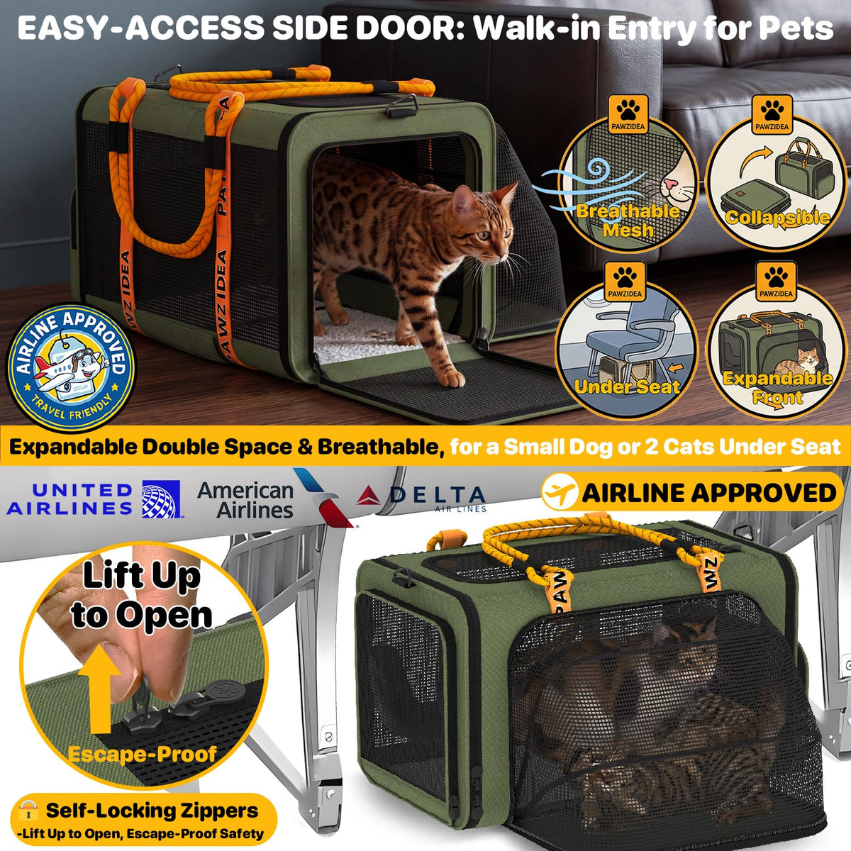Expandable Pet Carrier P9761