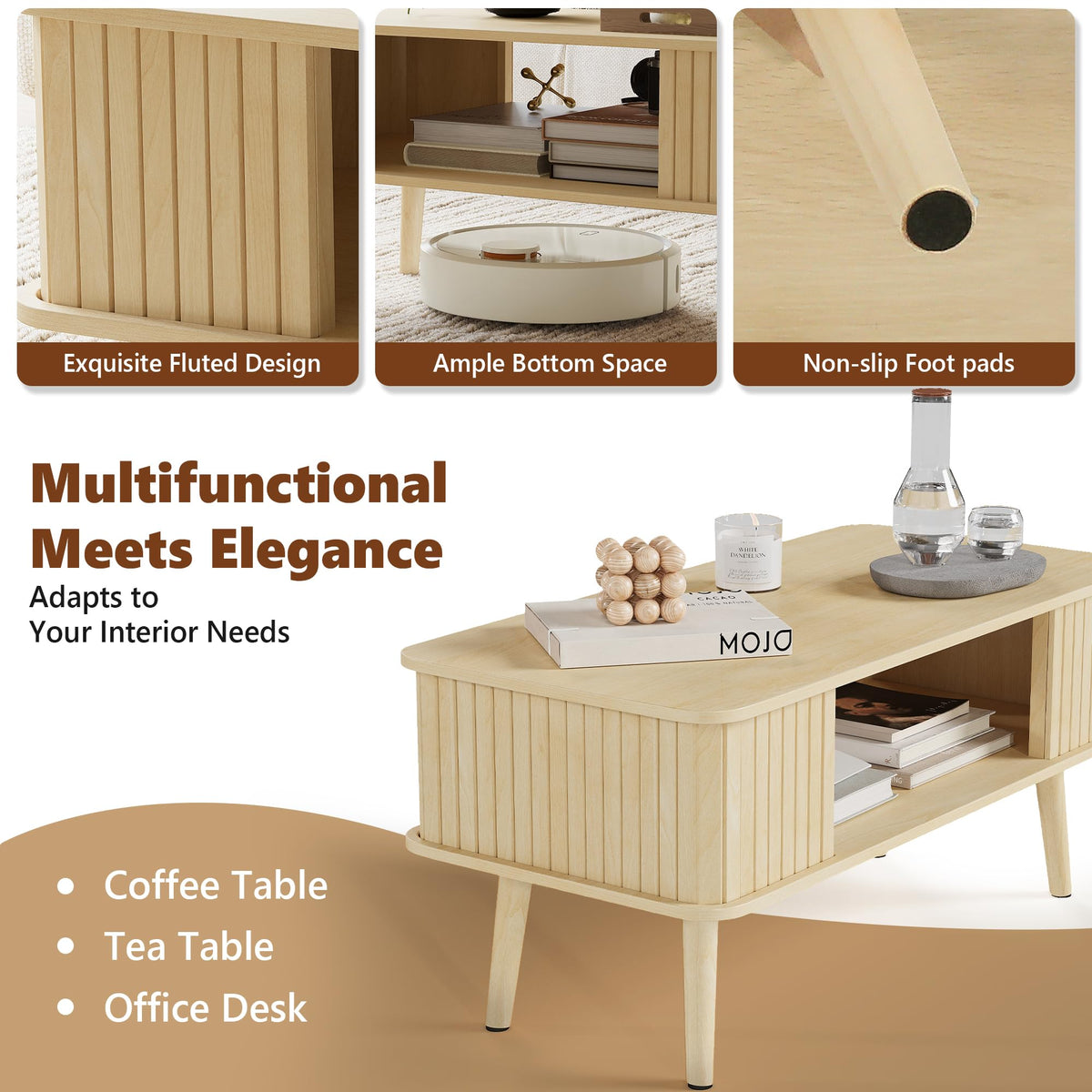 Coffee Table with Storage G886682