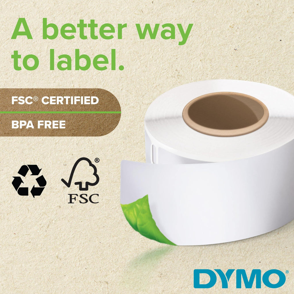 Large Shipping Labels for LabelWriter Printers, 6 Rolls of 300 A385236