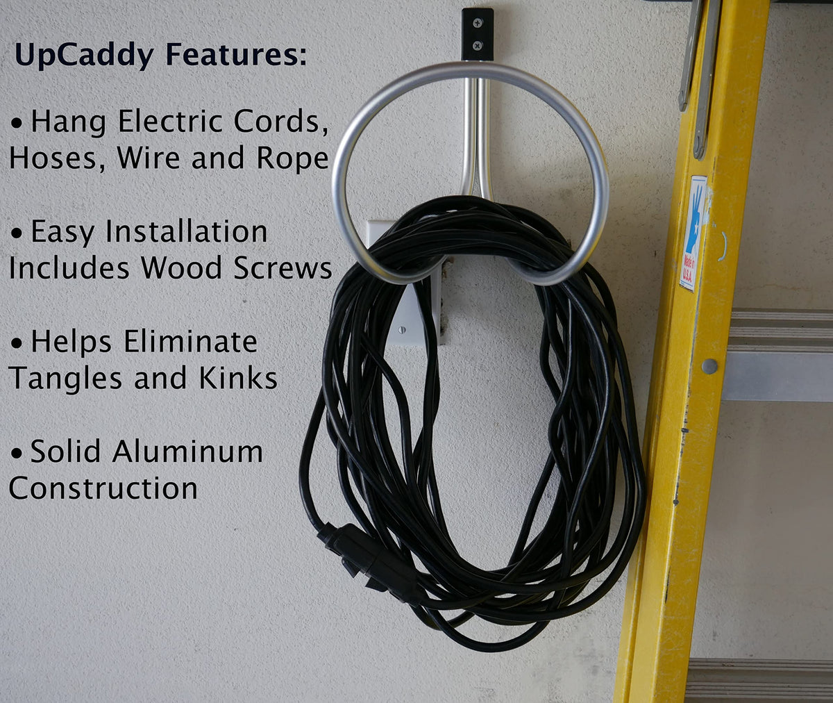 Aluminum Hose Hanger Wall Mount D8339